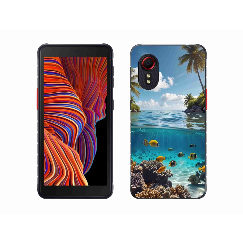 Gelový kryt mmCase na Samsung Galaxy Xcover 5 - mořský svět 4