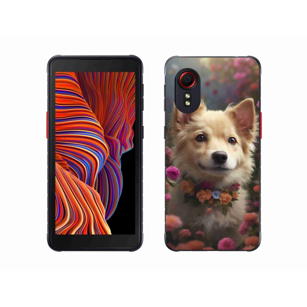 Gelový kryt mmCase na Samsung Galaxy Xcover 5 - německý špic