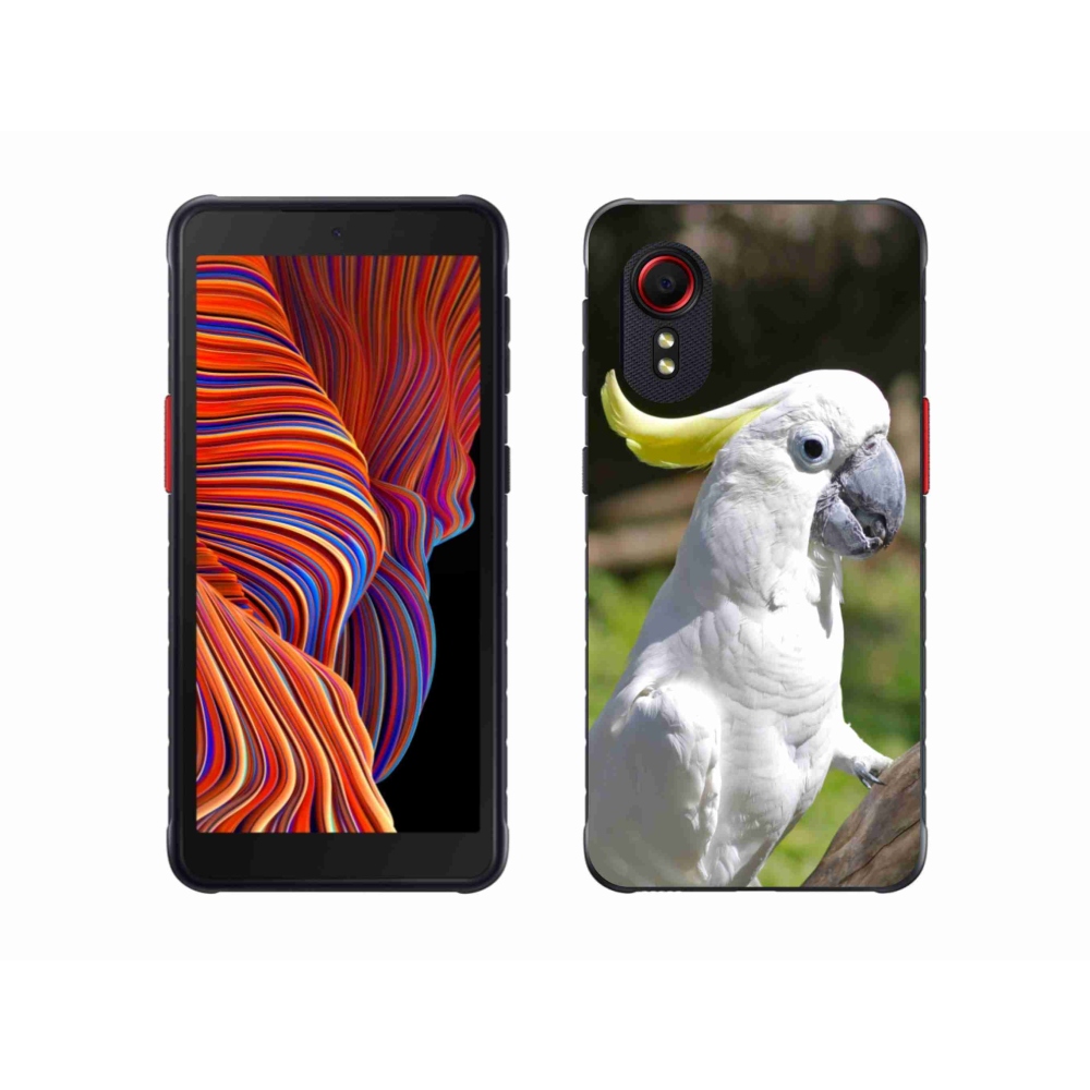 Gelový kryt mmCase na Samsung Galaxy Xcover 5 - papoušek kakadu 2
