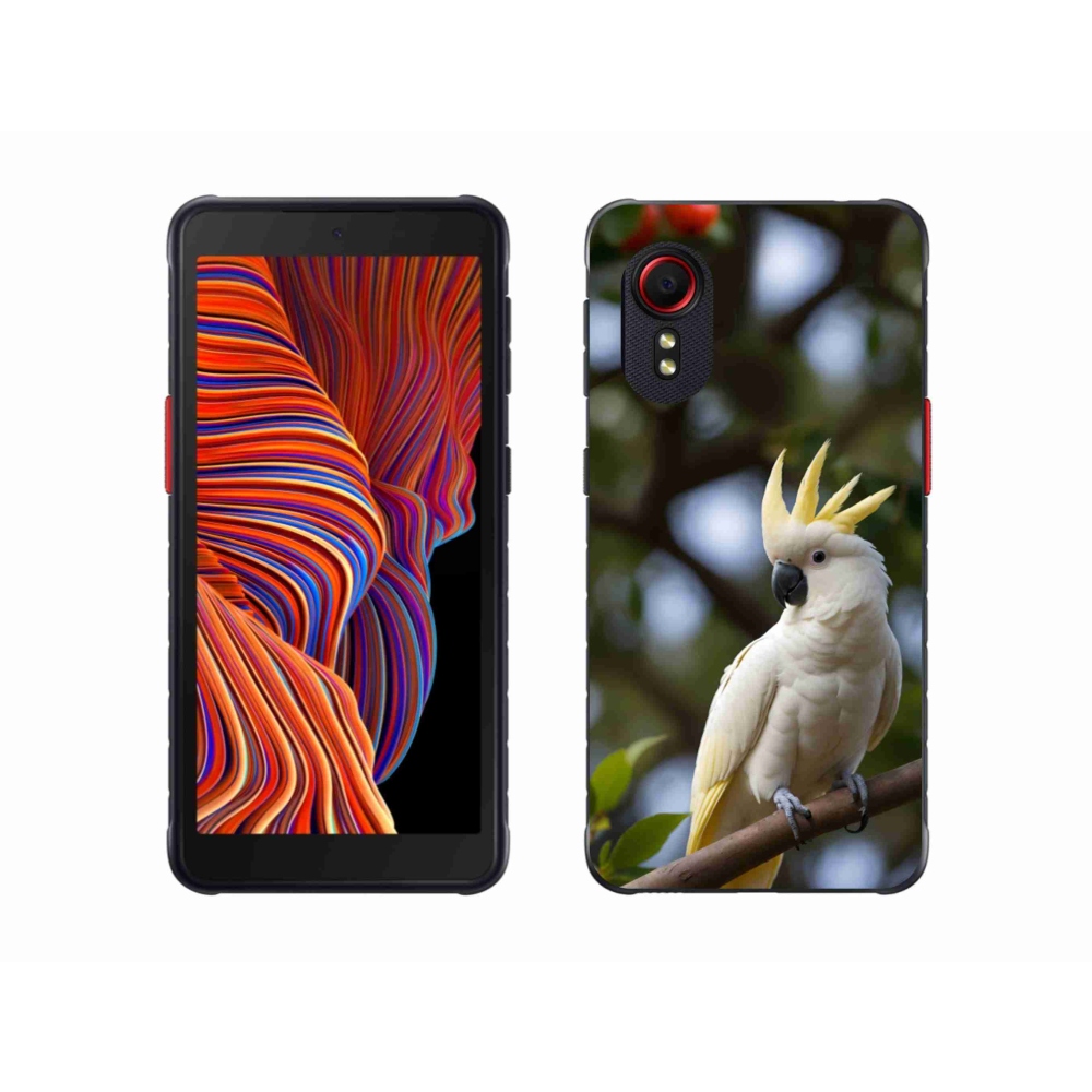Gelový kryt mmCase na Samsung Galaxy Xcover 5 - papoušek kakadu 3
