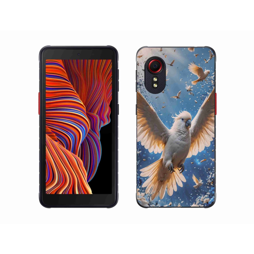 Gelový kryt mmCase na Samsung Galaxy Xcover 5 - papoušek kakadu