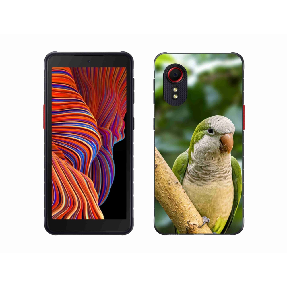Gelový kryt mmCase na Samsung Galaxy Xcover 5 - papoušek mníšek