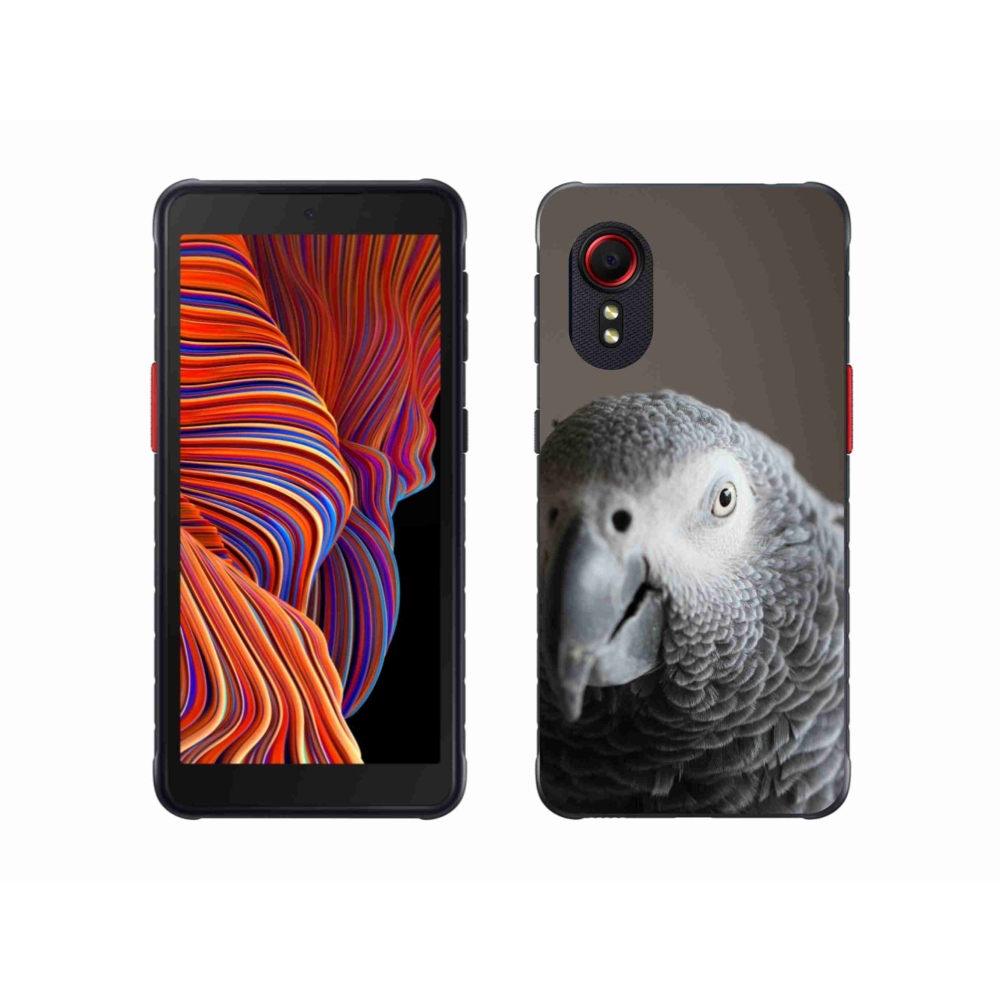 Gelový kryt mmCase na Samsung Galaxy Xcover 5 - papoušek žako 2