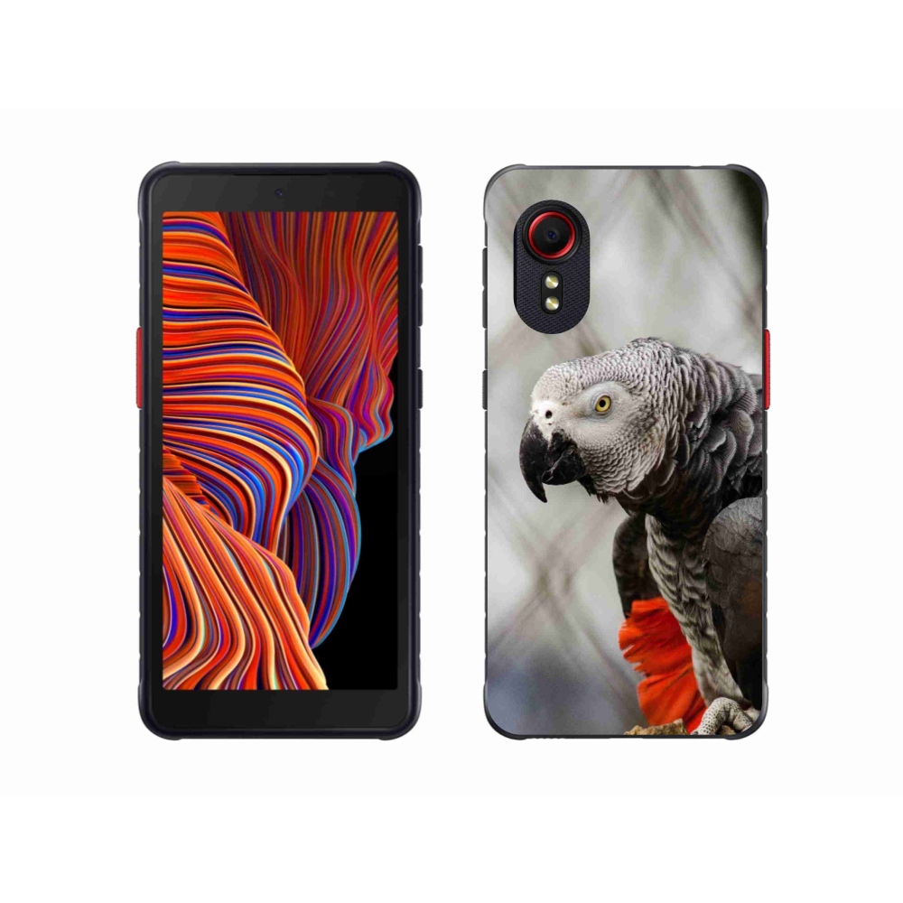 Gelový kryt mmCase na Samsung Galaxy Xcover 5 - papoušek žako 3