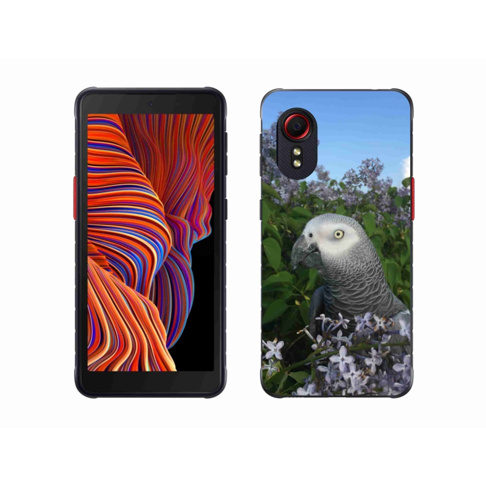 Gelový kryt mmCase na Samsung Galaxy Xcover 5 - papoušek žako