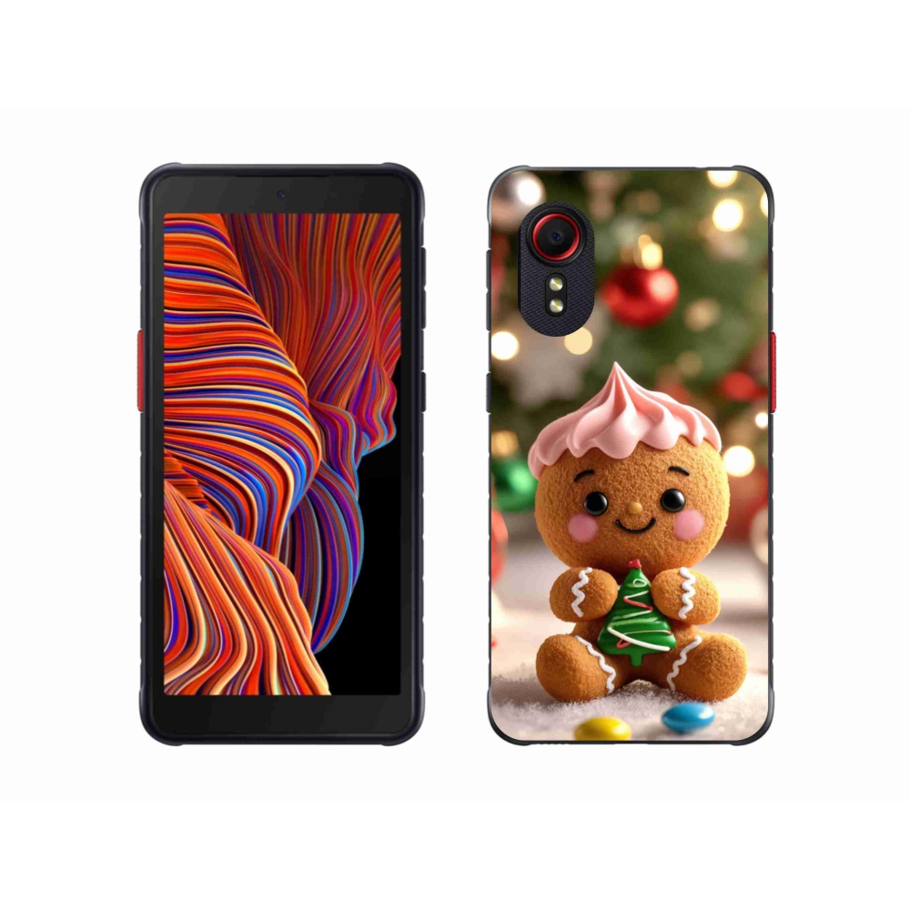 Gelový kryt mmCase na Samsung Galaxy Xcover 5 - perníček