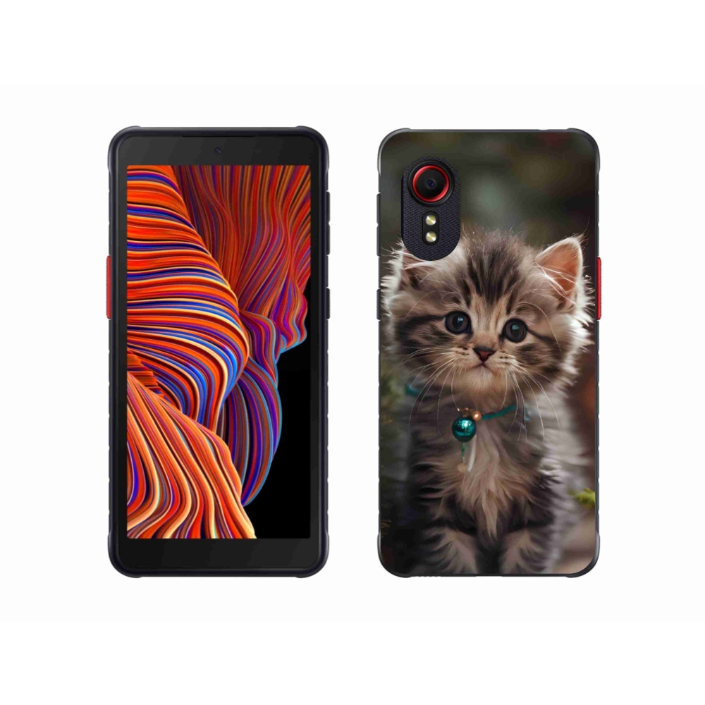 Gelový kryt mmCase na Samsung Galaxy Xcover 5 - roztomilé kotě 11