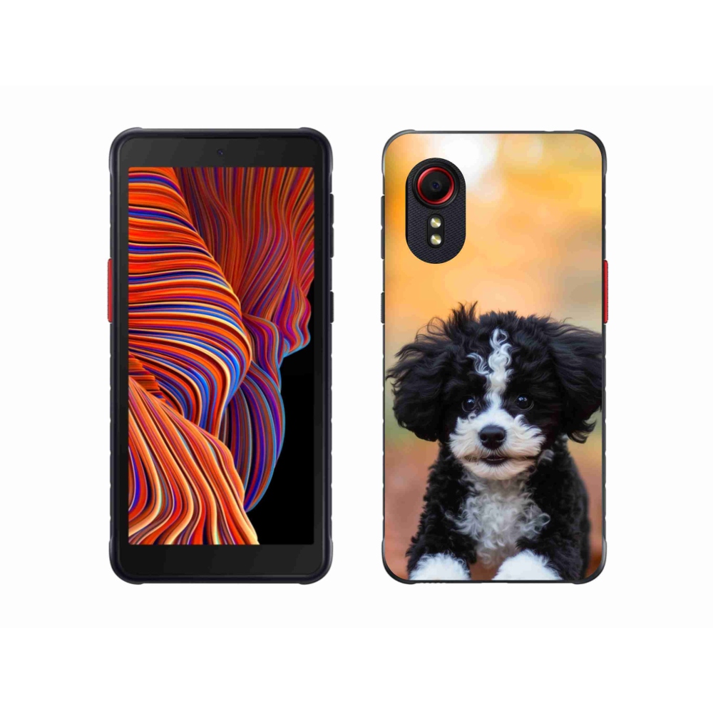 Gelový kryt mmCase na Samsung Galaxy Xcover 5 - roztomilé štěně 2