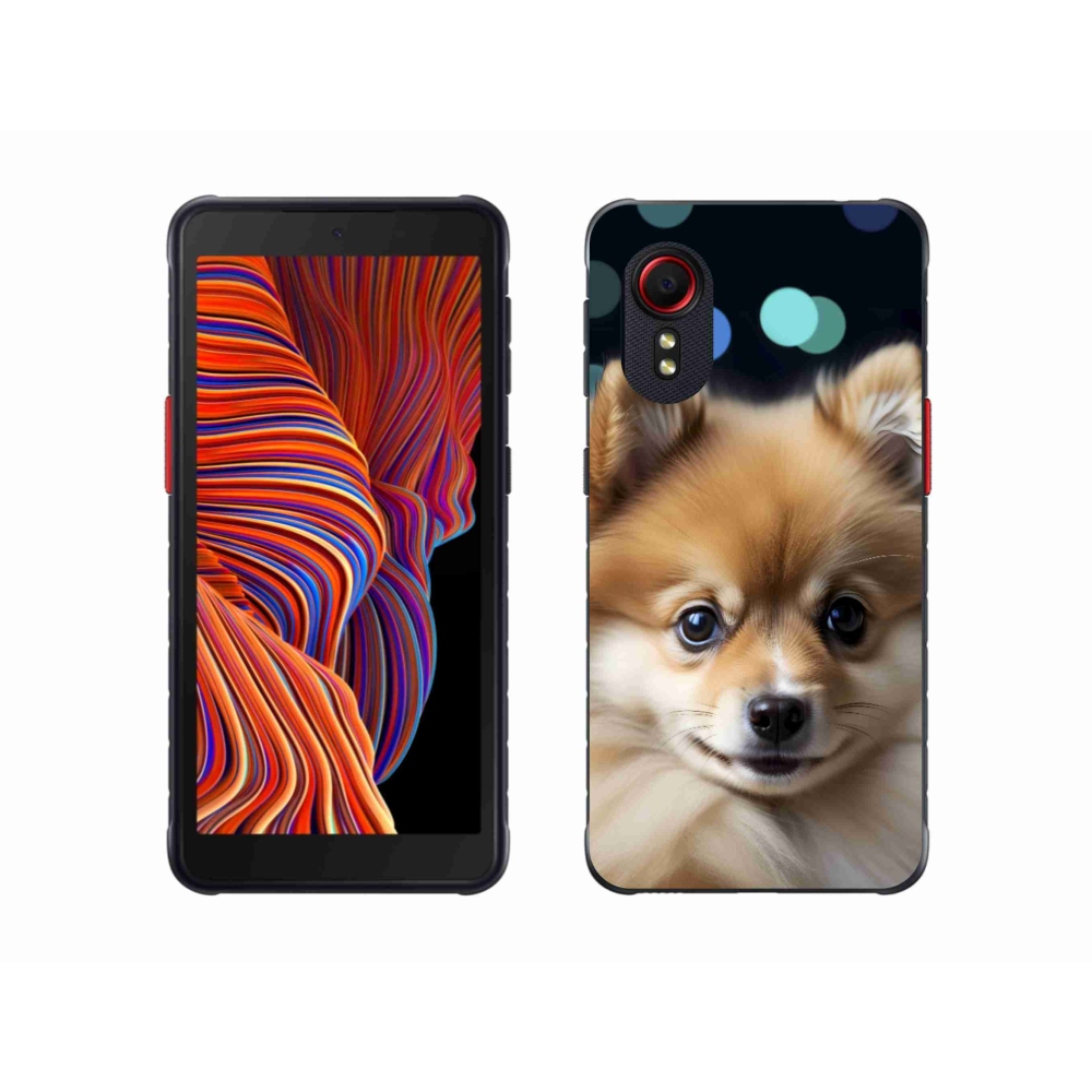 Gelový kryt mmCase na Samsung Galaxy Xcover 5 - roztomilý pomeranian