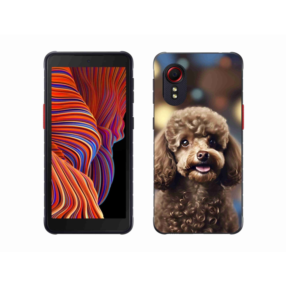 Gelový kryt mmCase na Samsung Galaxy Xcover 5 - roztomilý pudl