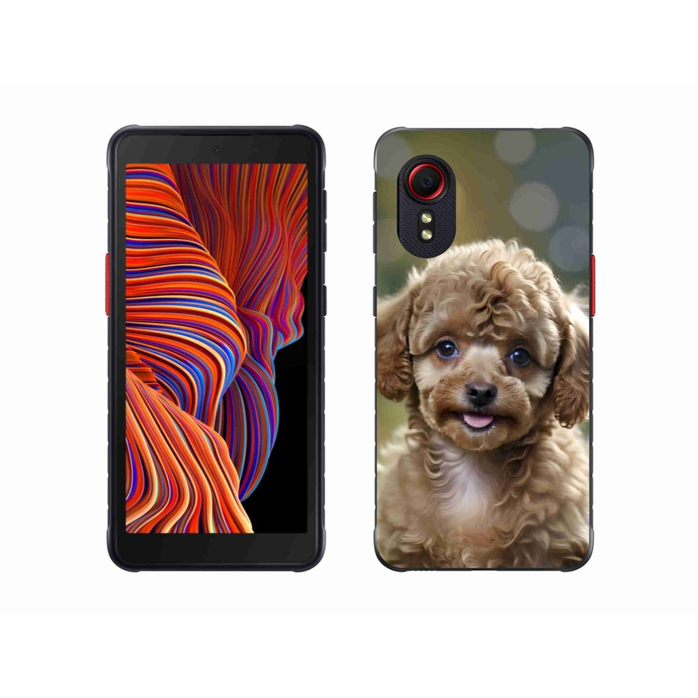 Gelový kryt mmCase na Samsung Galaxy Xcover 5 - roztomilý pudl