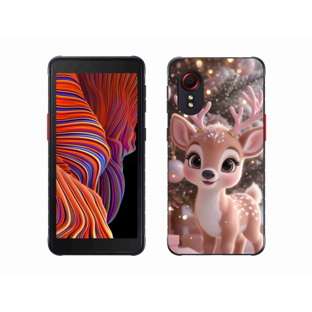 Gelový kryt mmCase na Samsung Galaxy Xcover 5 - roztomilý sob