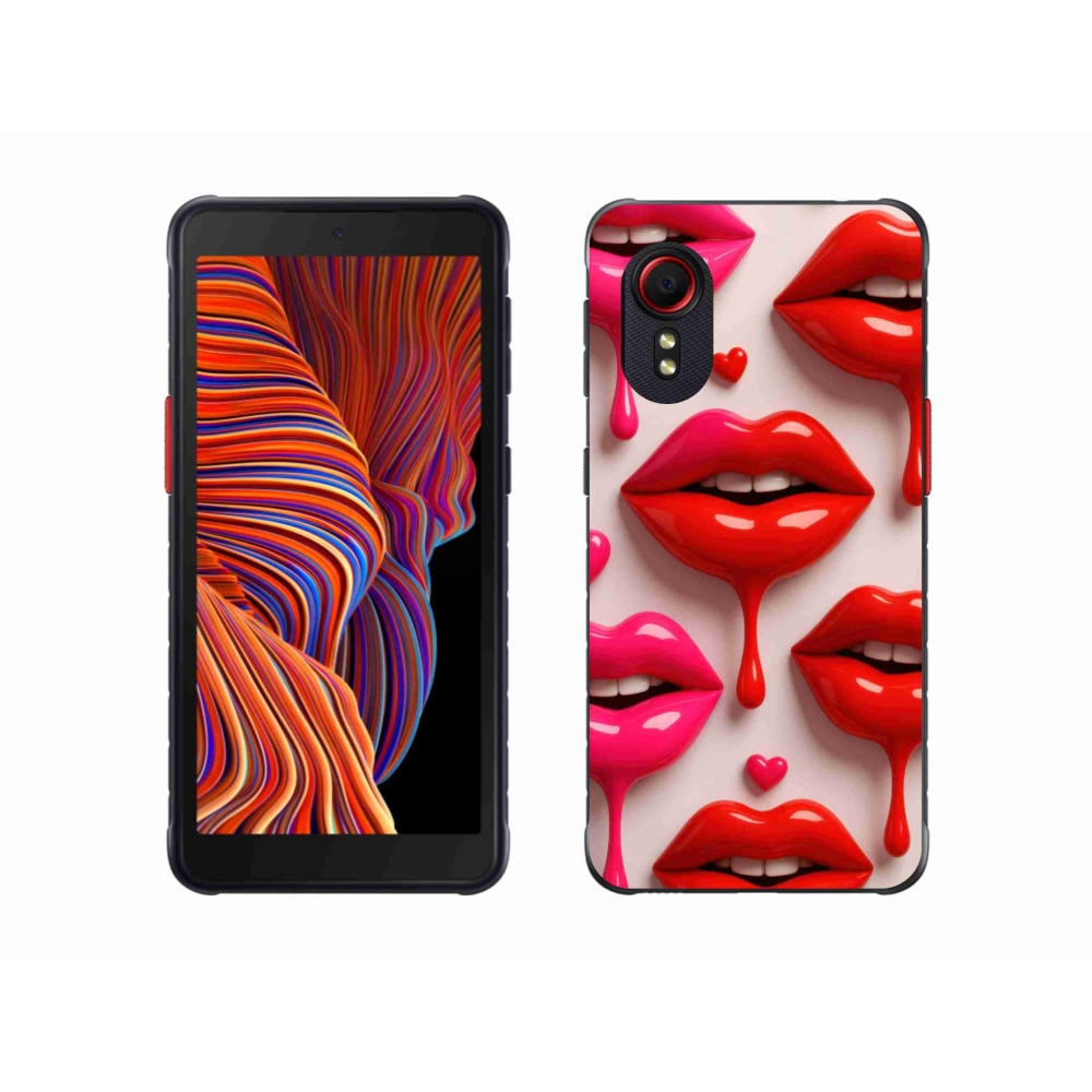Gelový kryt mmCase na Samsung Galaxy Xcover 5 - rty 2
