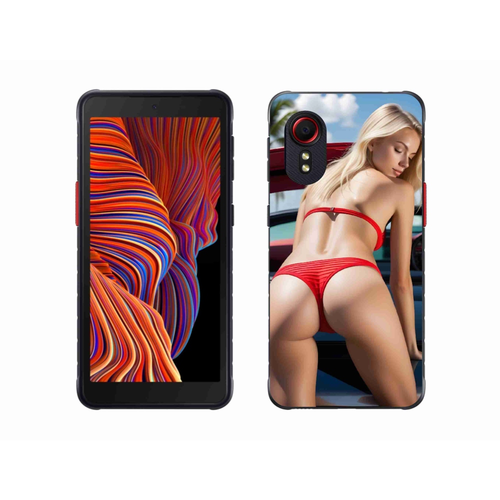 Gelový kryt mmCase na Samsung Galaxy Xcover 5 - sexy žena 2