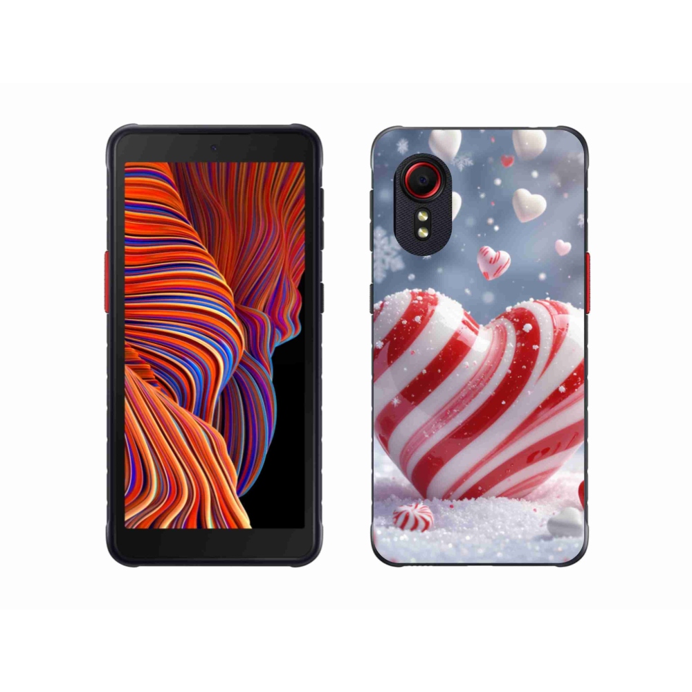 Gelový kryt mmCase na Samsung Galaxy Xcover 5 - sladké srdce