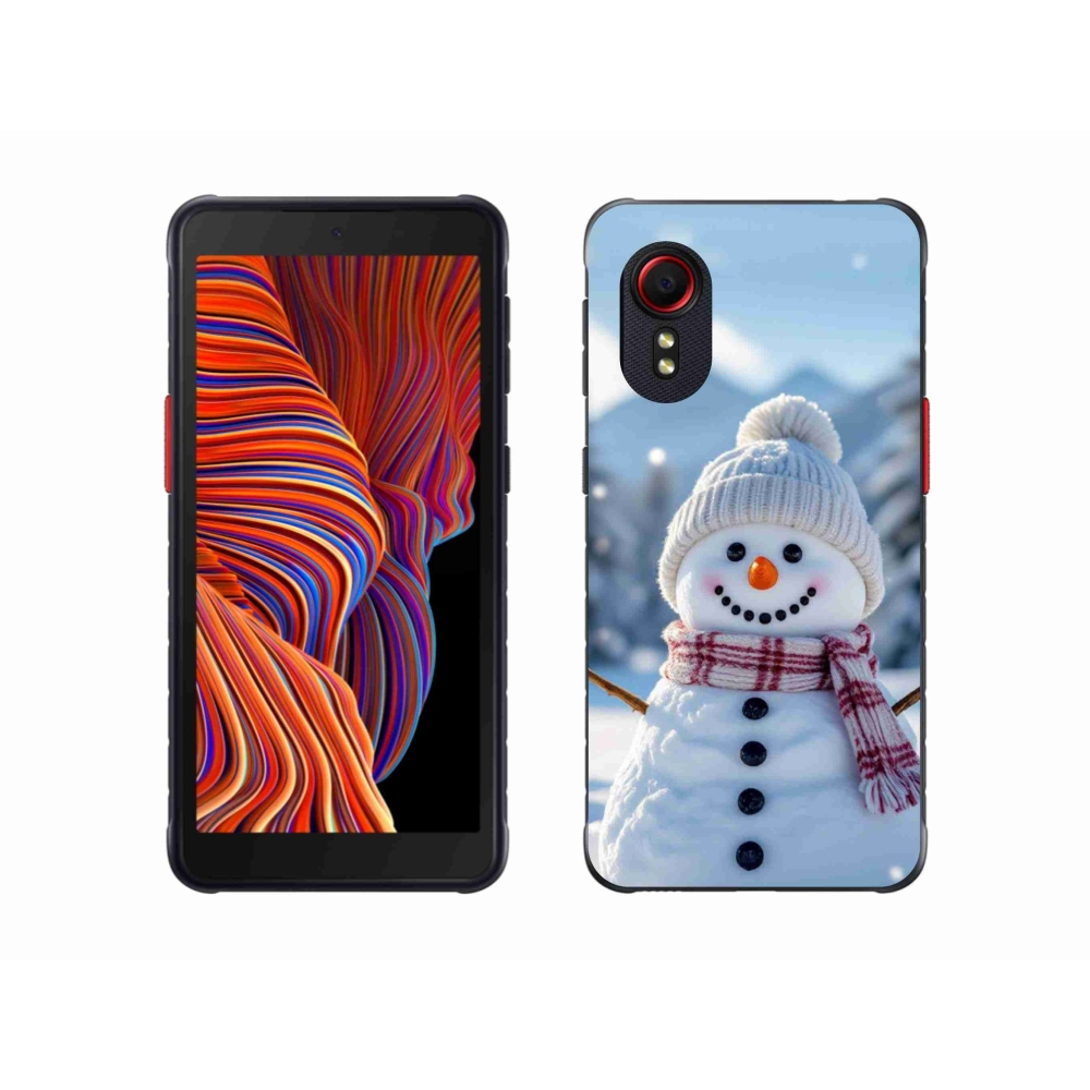 Gelový kryt mmCase na Samsung Galaxy Xcover 5 - sněhulák 3