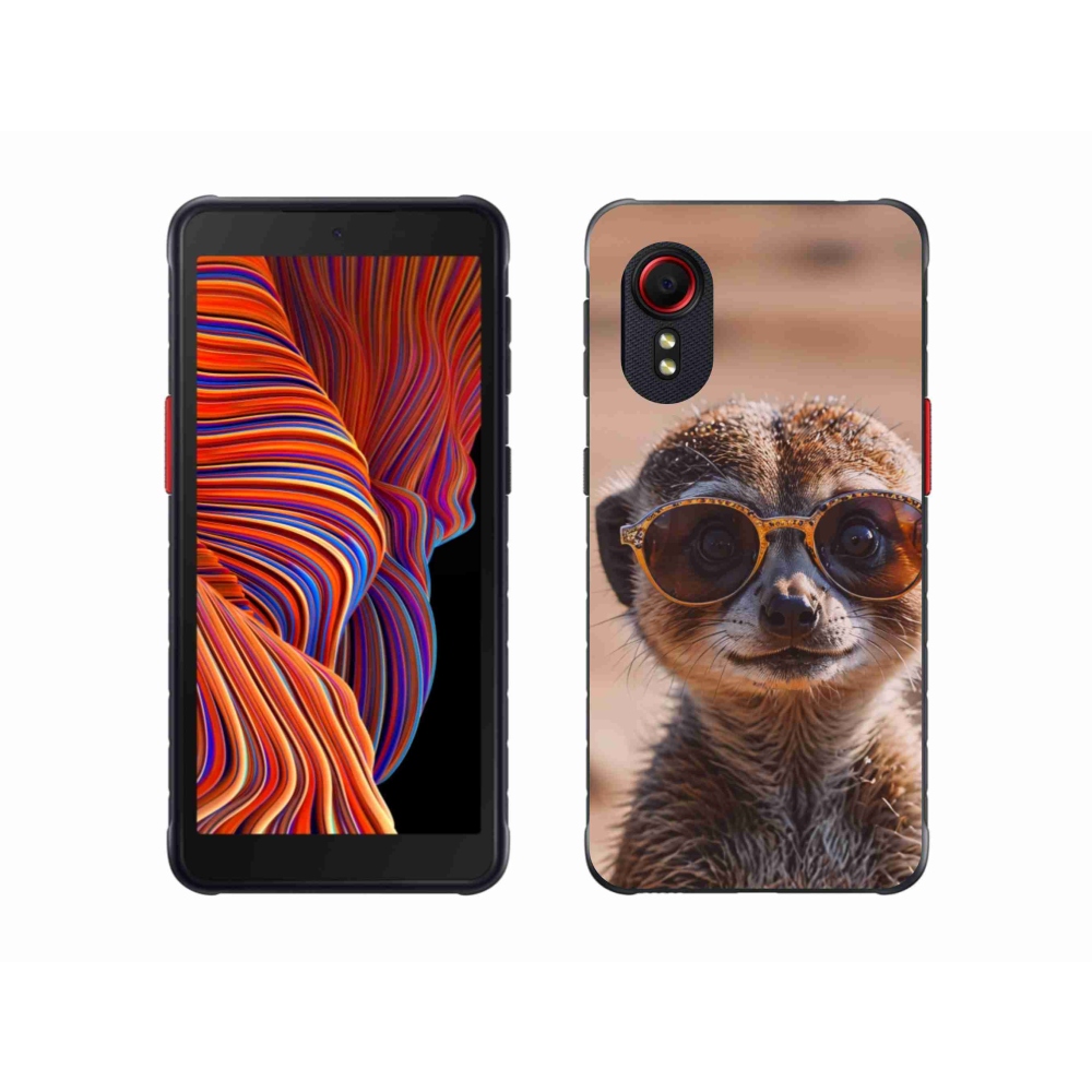 Gelový kryt mmCase na Samsung Galaxy Xcover 5 - stylová surikata