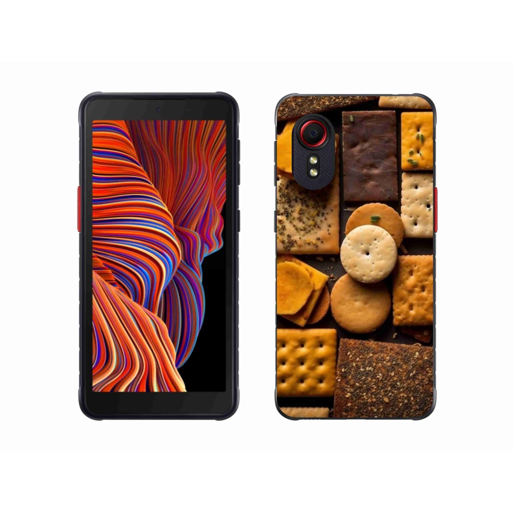 Gelový kryt mmCase na Samsung Galaxy Xcover 5 - sušenky