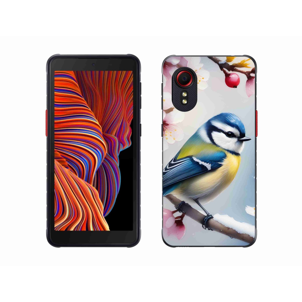Gelový kryt mmCase na Samsung Galaxy Xcover 5 - sýkorka