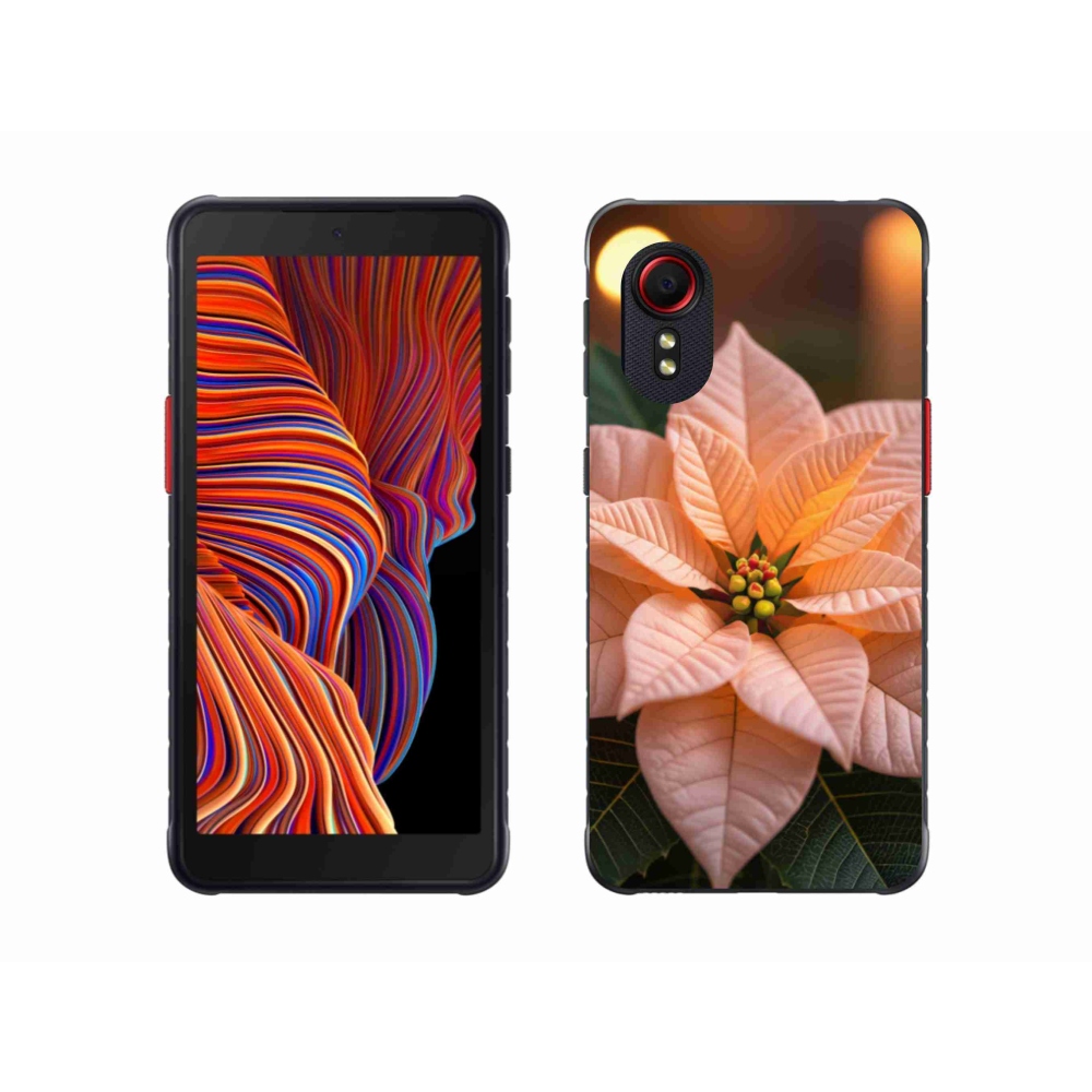 Gelový kryt mmCase na Samsung Galaxy Xcover 5 - vánoční hvězda