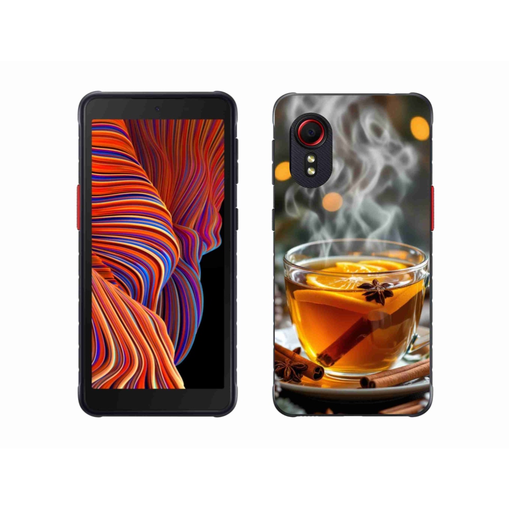 Gelový kryt mmCase na Samsung Galaxy Xcover 5 - vánoční punč