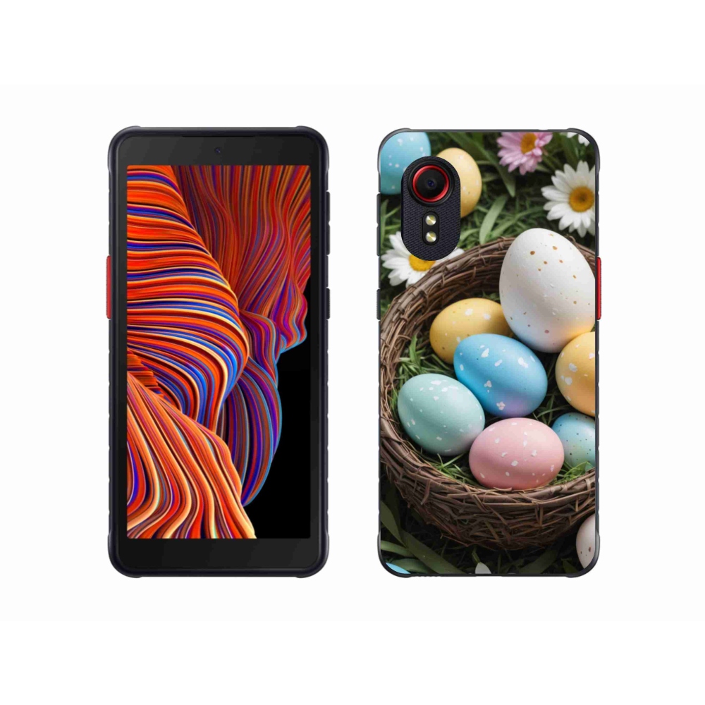 Gelový kryt mmCase na Samsung Galaxy Xcover 5 - velikonoční vajíčka 2