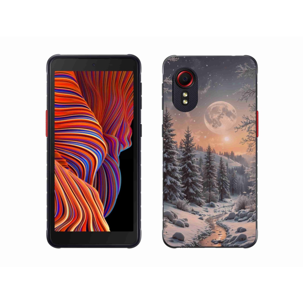 Gelový kryt mmCase na Samsung Galaxy Xcover 5 - zimní krajina 2