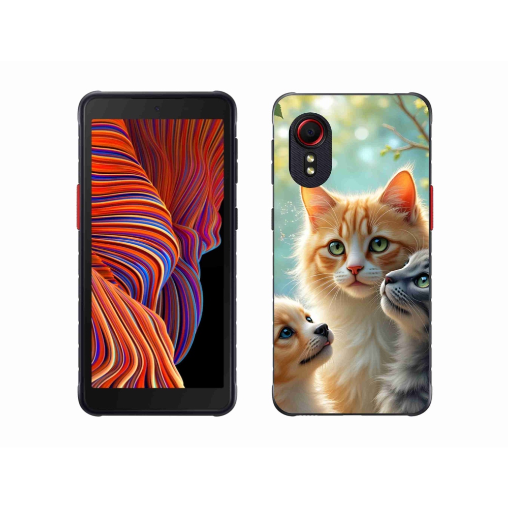 Gelový kryt mmCase na Samsung Galaxy Xcover 5 - zvířecí přátelství 2