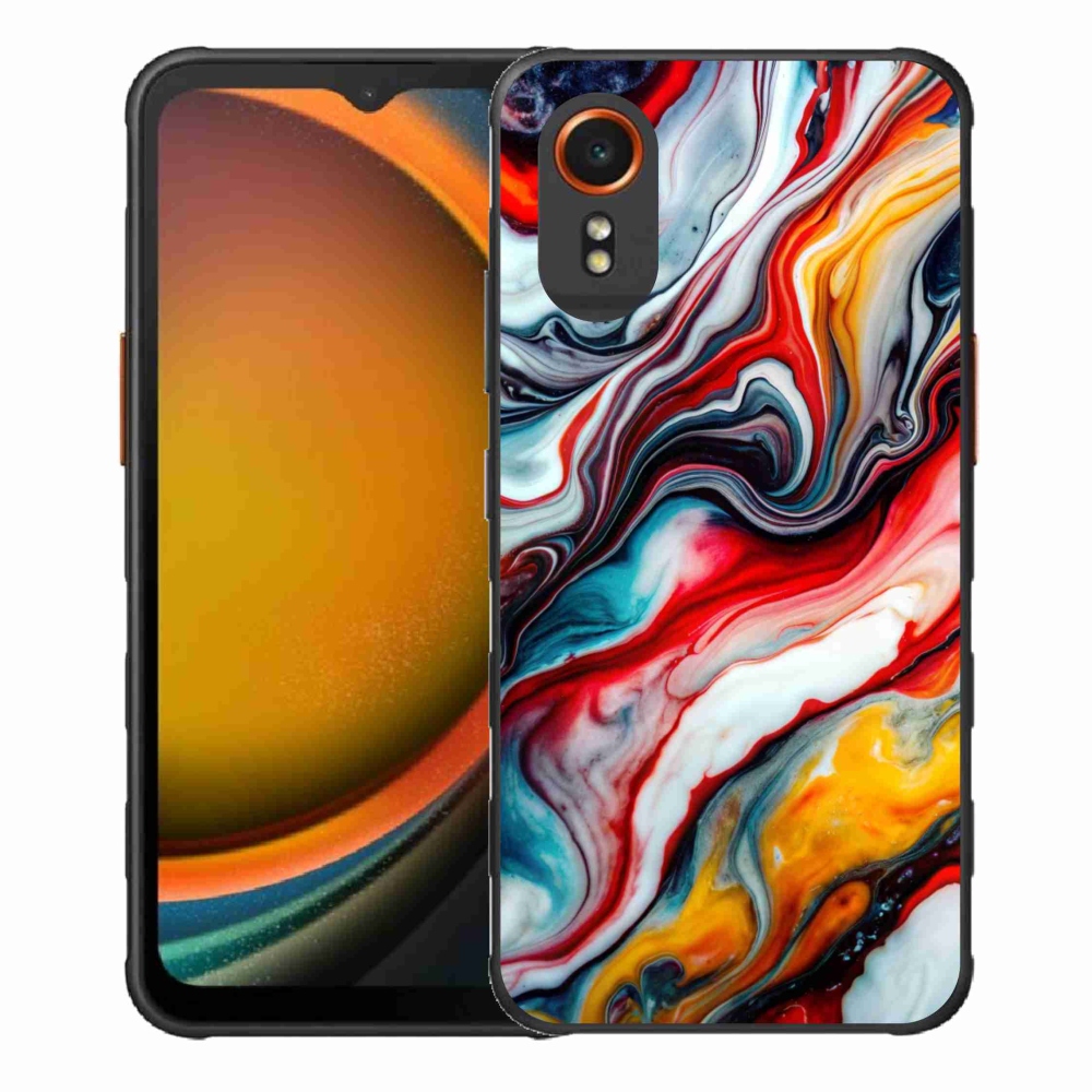 Gelový kryt mmCase na Samsung Galaxy Xcover 7 - abstraktní motiv 35