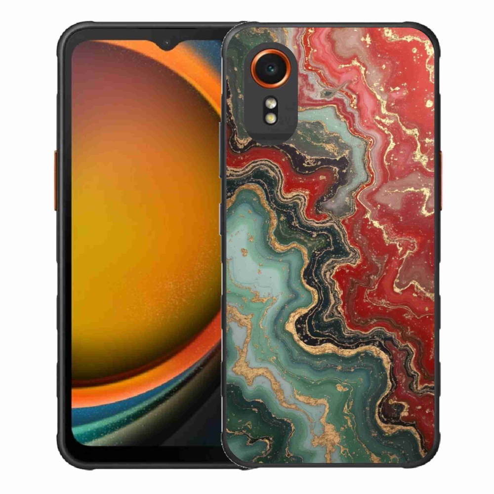 Gelový kryt mmCase na Samsung Galaxy Xcover 7 - abstraktní motiv 55
