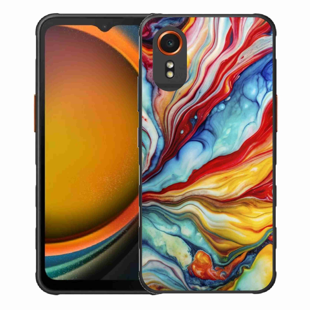 Gelový kryt mmCase na Samsung Galaxy Xcover 7 - abstraktní motiv 58