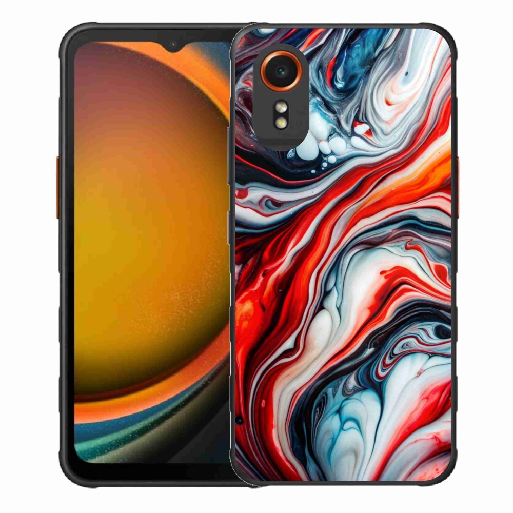 Gelový kryt mmCase na Samsung Galaxy Xcover 7 - abstraktní motiv 63