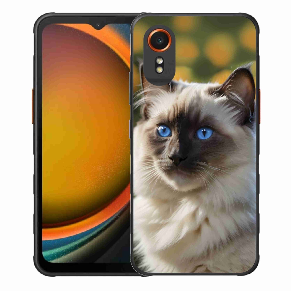 Gelový kryt mmCase na Samsung Galaxy Xcover 7 - bílý ragdoll