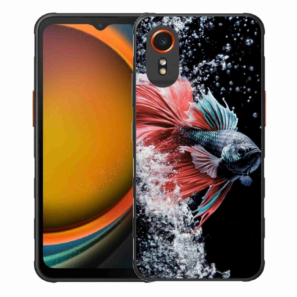 Gelový kryt mmCase na Samsung Galaxy Xcover 7 - bojovnice pestrá