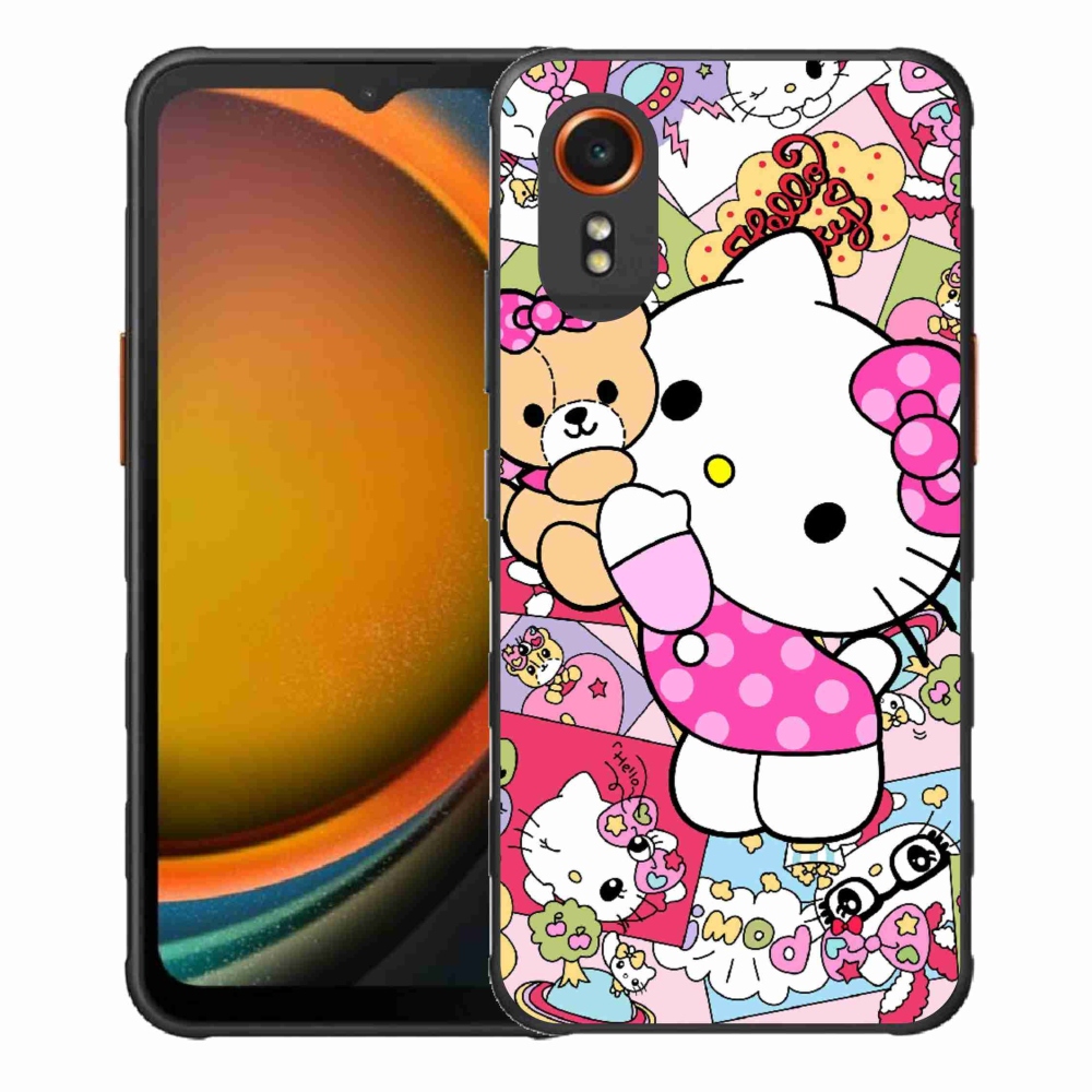 Gelový kryt mmCase na Samsung Galaxy Xcover 7 - cute kitty