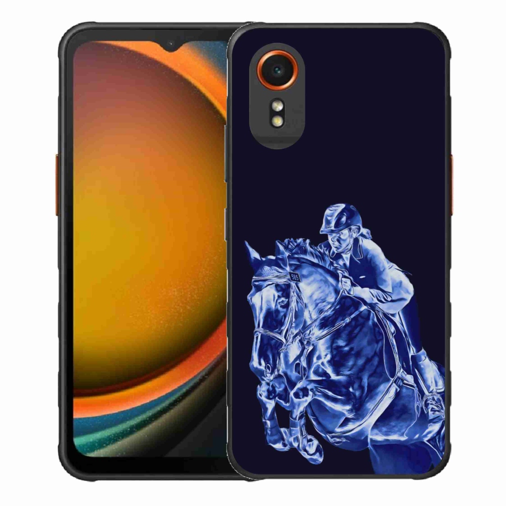 Gelový kryt mmCase na Samsung Galaxy Xcover 7 - dostihový kůň