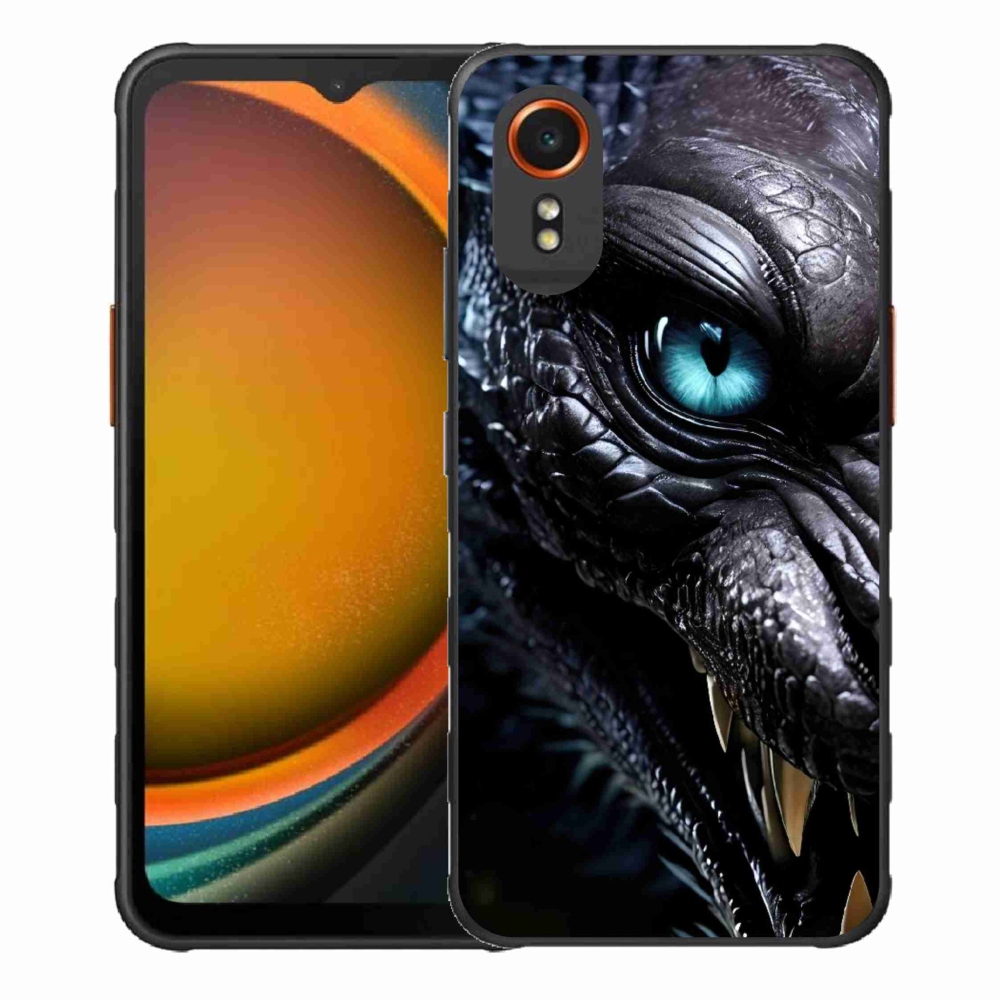 Gelový kryt mmCase na Samsung Galaxy Xcover 7 - dračí pohled