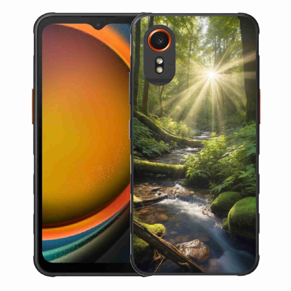 Gelový kryt mmCase na Samsung Galaxy Xcover 7 - hlubina lesa