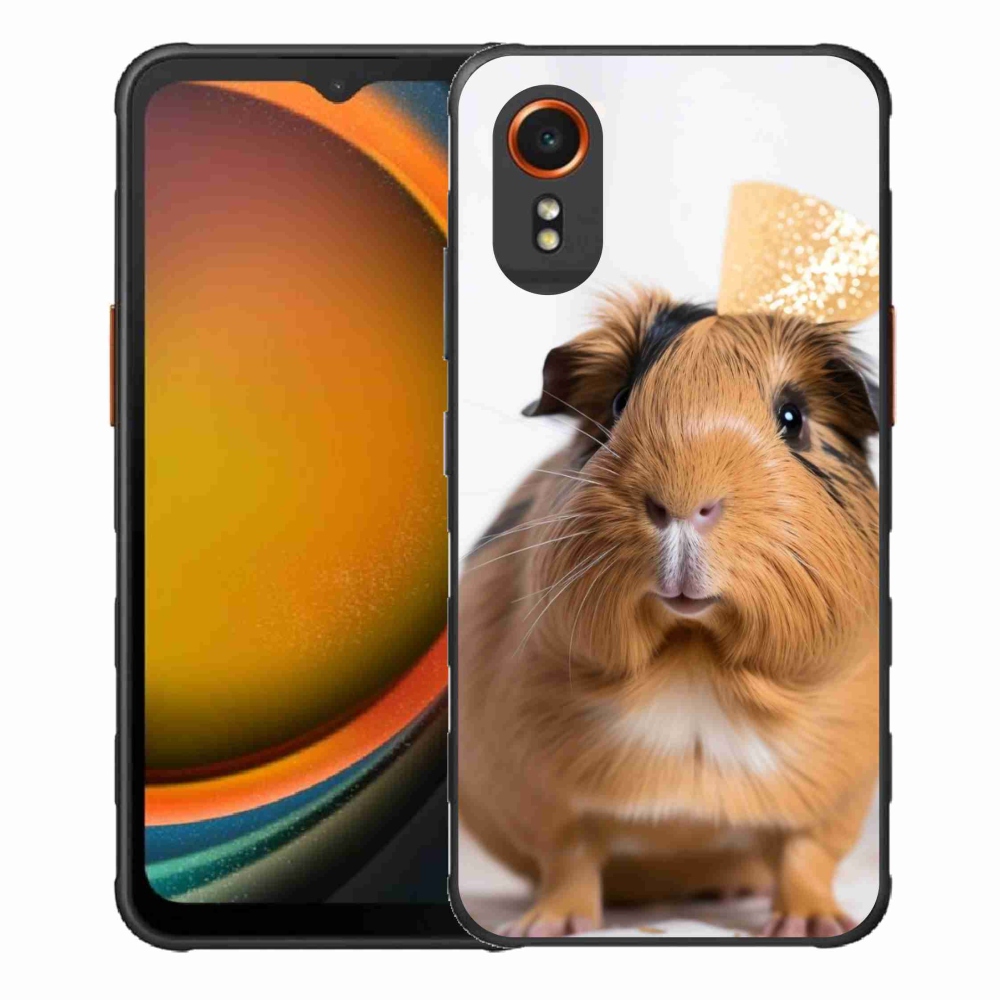 Gelový kryt mmCase na Samsung Galaxy Xcover 7 - hnědé morče