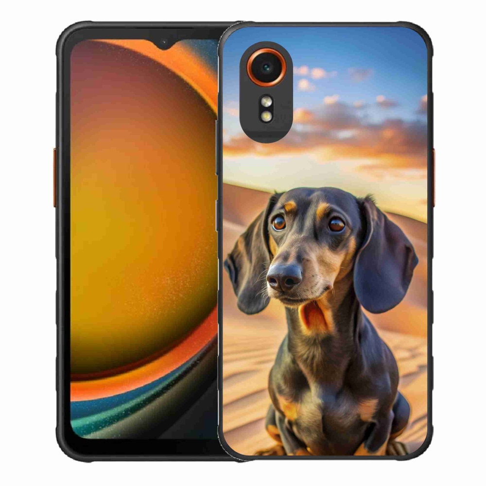 Gelový kryt mmCase na Samsung Galaxy Xcover 7 - jezevčík 3 