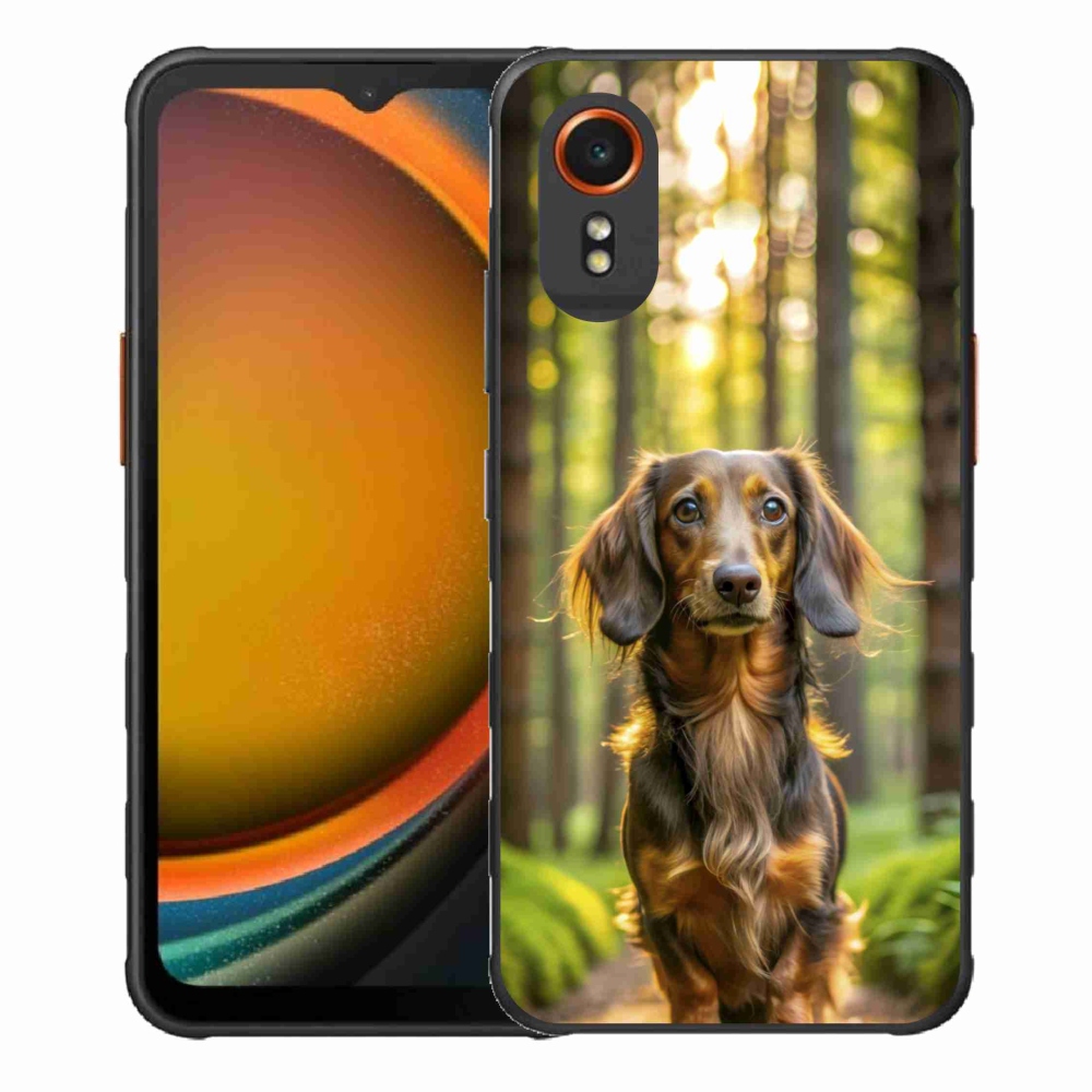 Gelový kryt mmCase na Samsung Galaxy Xcover 7 - jezevčík 4