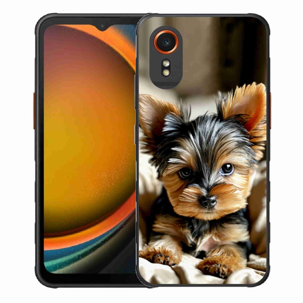 Gelový kryt mmCase na Samsung Galaxy Xcover 7 - jorkšír 11