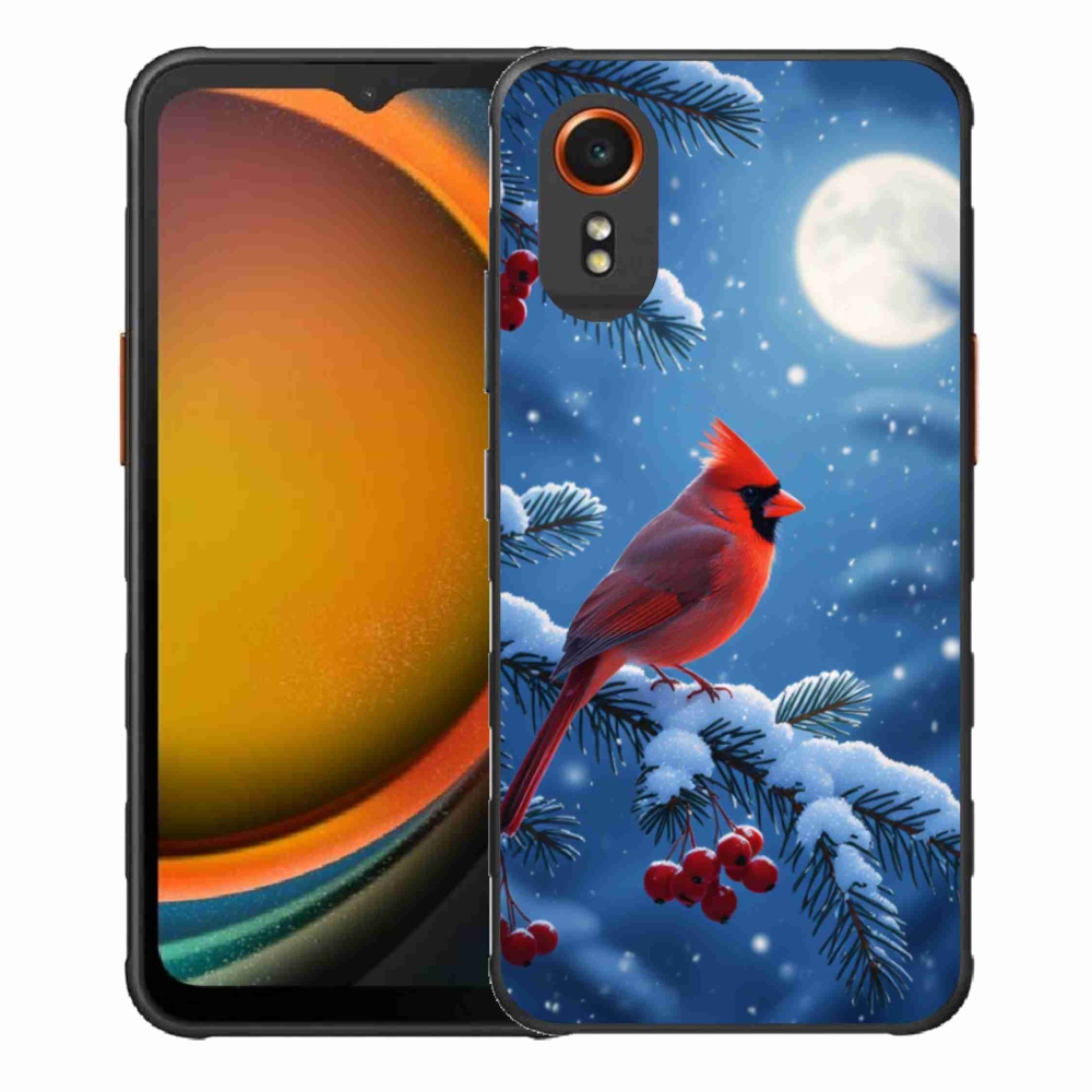 Gelový kryt mmCase na Samsung Galaxy Xcover 7 - kardinál červený