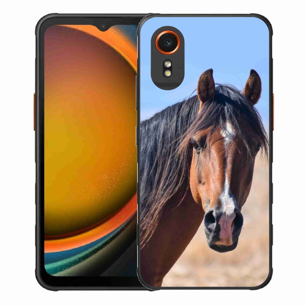 Gelový kryt mmCase na Samsung Galaxy Xcover 7 - klidný kůň
