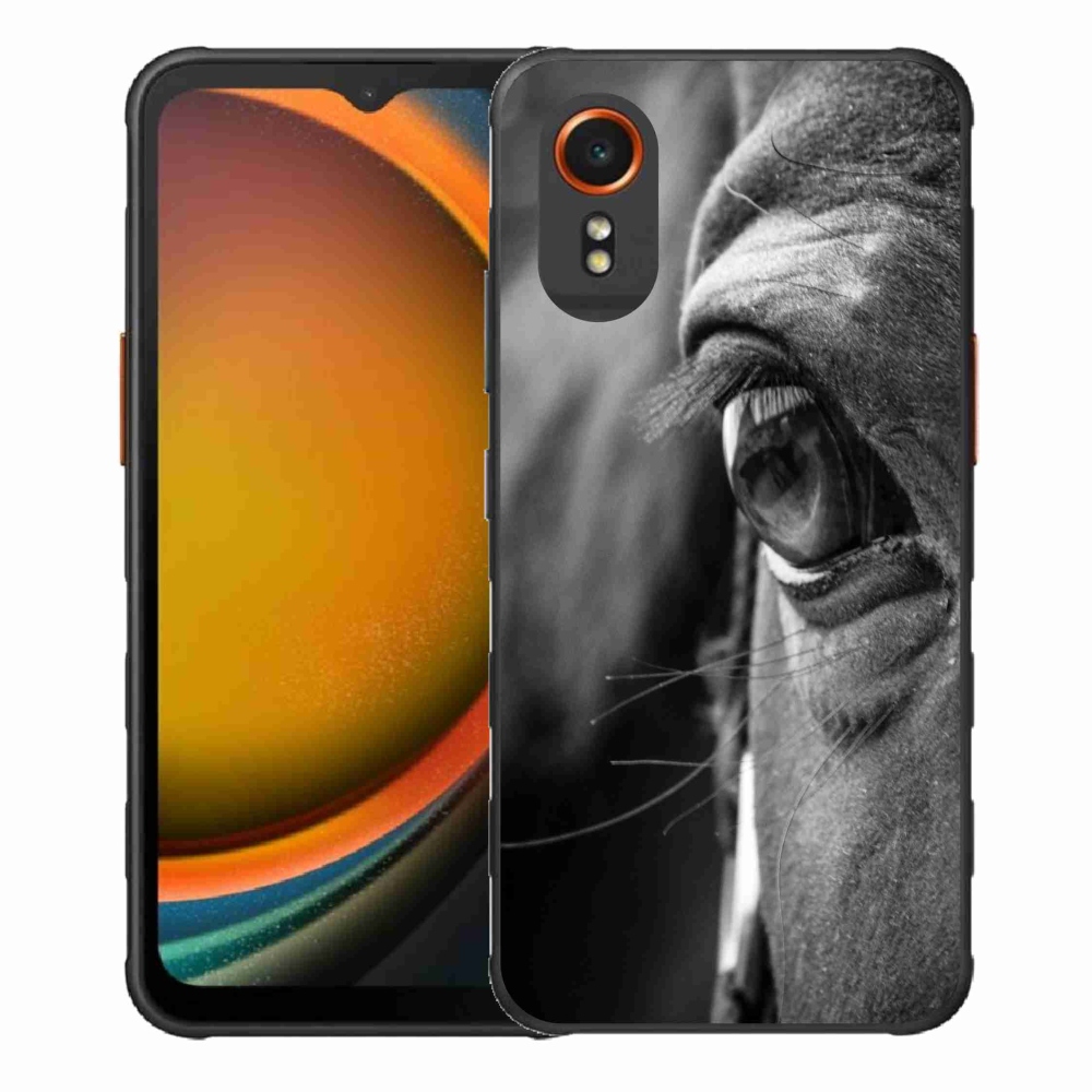 Gelový kryt mmCase na Samsung Galaxy Xcover 7 - koňský pohled