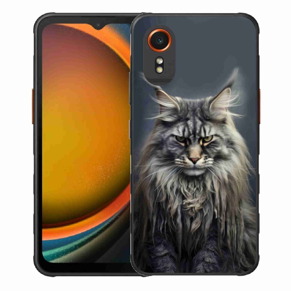 Gelový kryt mmCase na Samsung Galaxy Xcover 7 - kočíčí pohled 4