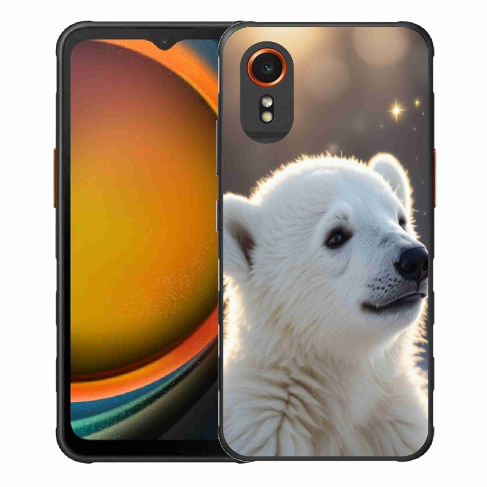 Gelový kryt mmCase na Samsung Galaxy Xcover 7 - lední medvěd