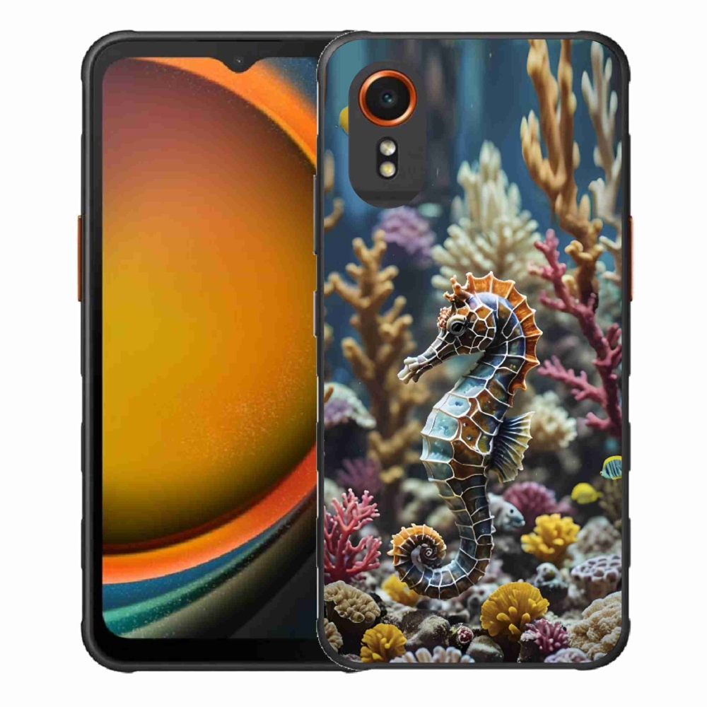 Gelový kryt mmCase na Samsung Galaxy Xcover 7 - mořský koník 2