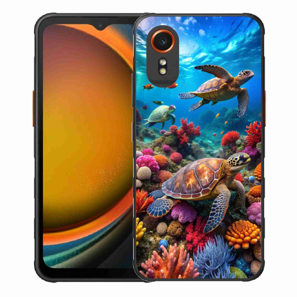 Gelový kryt mmCase na Samsung Galaxy Xcover 7 - mořský svět 2