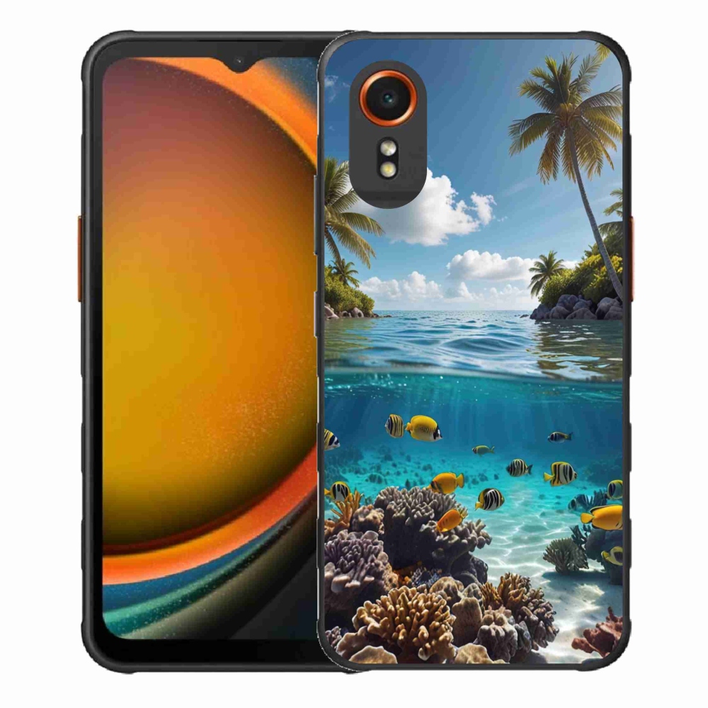 Gelový kryt mmCase na Samsung Galaxy Xcover 7 - mořský svět 4